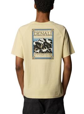 T-shirt The North Face Denali jaune pour homme