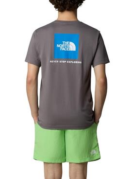 T-shirt The North Face Box gris pour homme