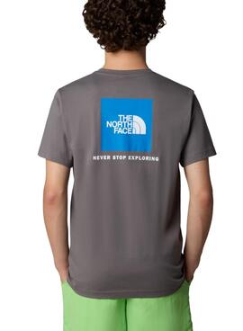 T-shirt The North Face Box gris pour homme
