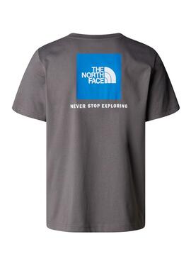 T-shirt The North Face Box gris pour homme