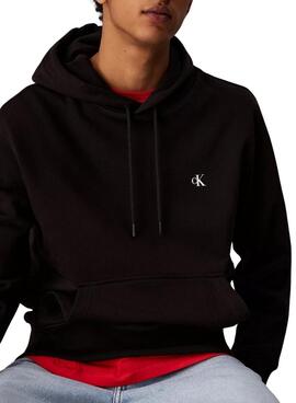 Sweat-shirt Calvin Klein Jeans Painted noir pour homme.