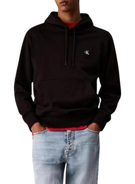 Sweat-shirt Calvin Klein Jeans Painted noir pour homme.