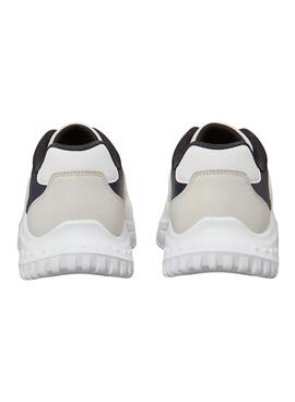 Chaussures Calvin Klein Jeans Eva Runner blanc et bleu pour homme