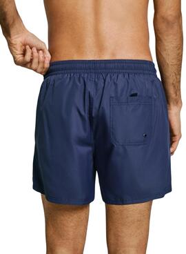 Maillot de bain Pepe Jeans Logo bleu marine pour homme