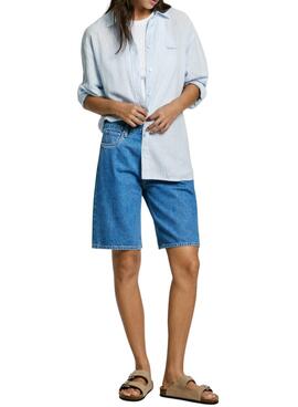 Bermudas en denim Pepe Jeans pour femme.