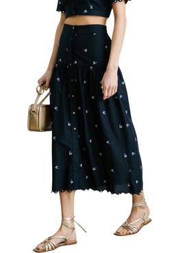 Jupe Pepe Jeans Even bleue pour femme