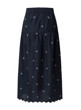 Jupe Pepe Jeans Even bleue pour femme