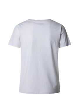 T-shirt Pepe Jeans Val blanc pour femme