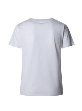 T-shirt Pepe Jeans Macy blanc pour femme