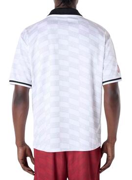Maillot New Era Miami Heat NBA Football blanc pour homme
