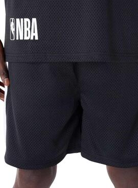 Short New Era Chicago Bulls NBA Graphic mesh negro pour homme