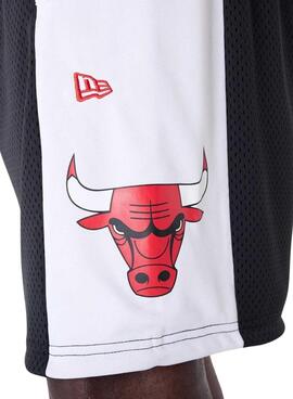 Short New Era Chicago Bulls NBA Graphic mesh negro pour homme