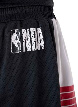 Short New Era Chicago Bulls NBA Graphic mesh negro pour homme
