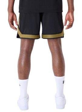 Short New Era San Francisco 49ers NFL mesh negro para hombre.