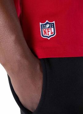 T-shirt New Era San Francisco 49ers rouge pour homme