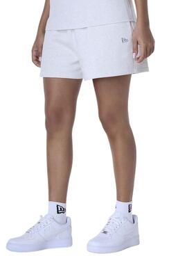 Shorts New Era LA Dodgers Essential gris pour femme