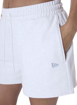 Shorts New Era LA Dodgers Essential gris pour femme