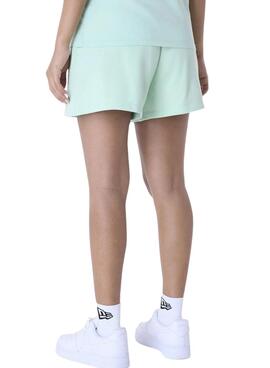 Short en vert New Era LA Dodgers Essential pour femme