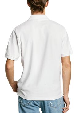 Polo Pepe Jeans Essential blanc pour homme