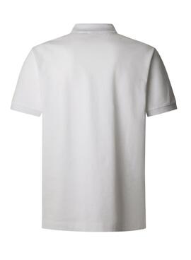 Polo Pepe Jeans Essential blanc pour homme