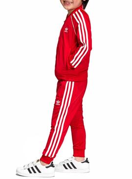 Survêtement Adidas Superstar Rouge Enfante