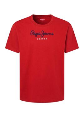 T-shirt Pepe Jeans Eggo rouge pour homme