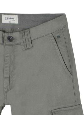 Pantalon Silbon cargo vert pour homme