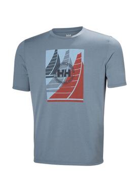 T-shirt Helly Hansen Race bleue pour homme