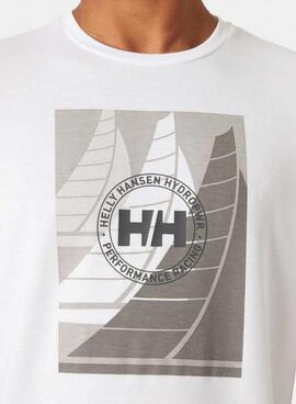 T-shirt Helly Hansen Race blanc pour homme
