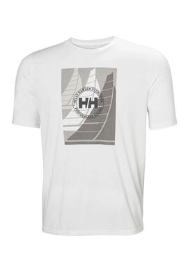 T-shirt Helly Hansen Race blanc pour homme