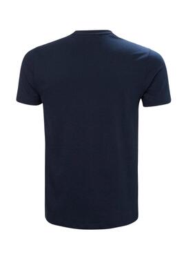 T-shirt Helly Hansen Core bleu marine pour homme