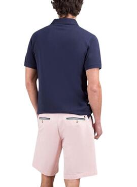 Polo Le Ganso basique bleu marine pour homme