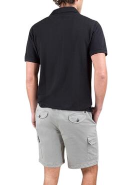 Polo Le Ganso noir basique pour homme