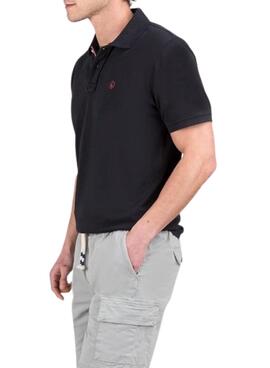 Polo Le Ganso noir basique pour homme