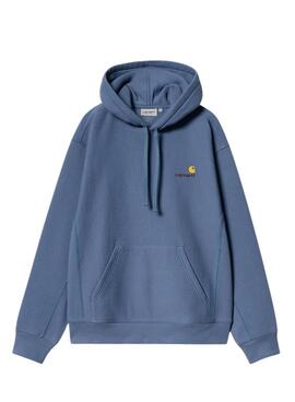 Sweatshirt Carhartt American Script bleue pour homme