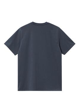 T-shirt Carhartt Chase bleu pour homme