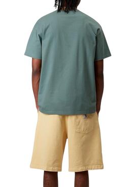 T-shirt Carhartt Chase verte pour homme
