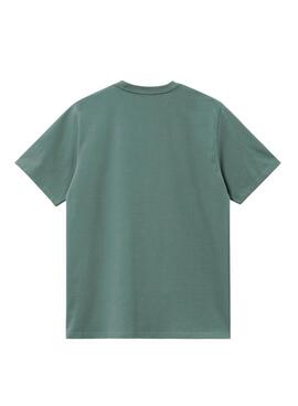 T-shirt Carhartt Chase verte pour homme