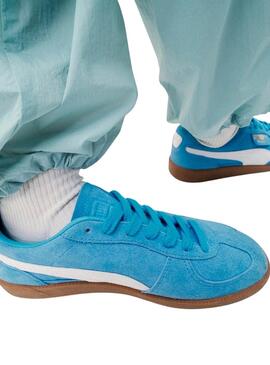 Baskets Puma Palermo bleues pour femme