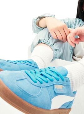Baskets Puma Palermo bleues pour femme