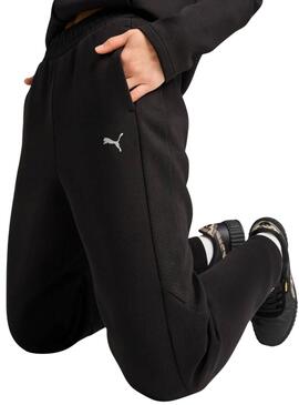 Pantalon Puma Evostripe noir pour femme.