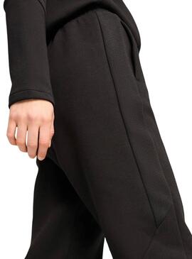Pantalon Puma Evostripe noir pour femme.