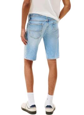 Bermudes Tommy Jeans Ronnie denim clair pour homme