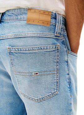 Bermudes Tommy Jeans Ronnie denim clair pour homme
