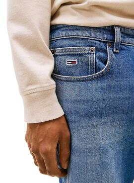 Bermudes Tommy Jeans Scanton denim moyen pour homme