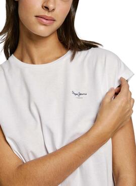 Maillot Pepe Jeans Verenice blanc pour femme