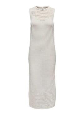 Robe Only Lalula beige pour femme