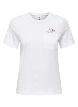 Maillot blanc pour femme Only Polly
