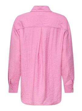 Chemise Only Tania rose pour femme
