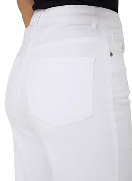 Pantalon en jean blanc Only Madison pour femme